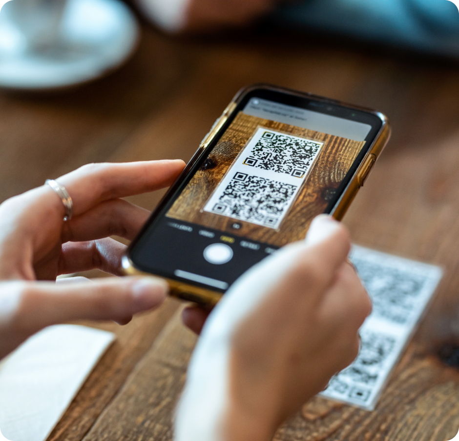 QR code scan with Reel