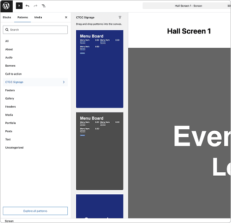Snack Stack template editor